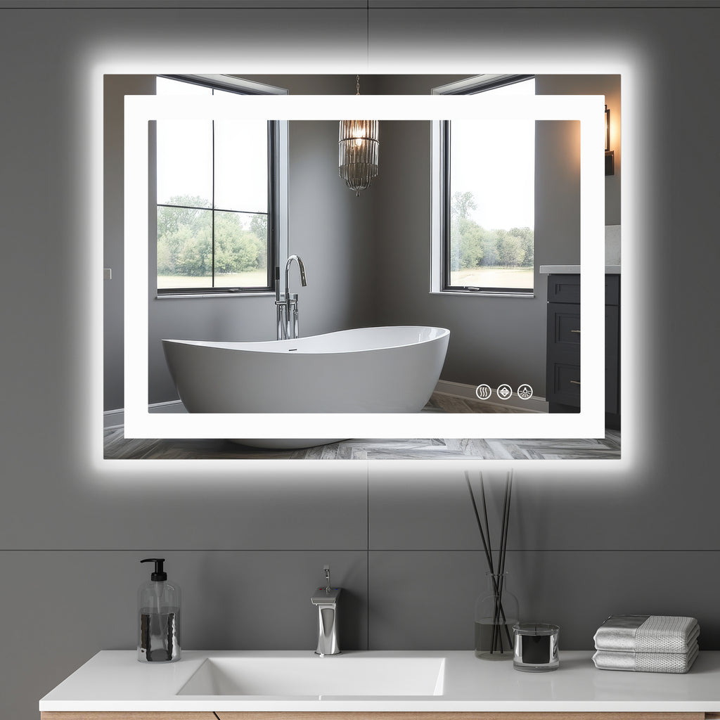 Anti-Fog LED Mirror
