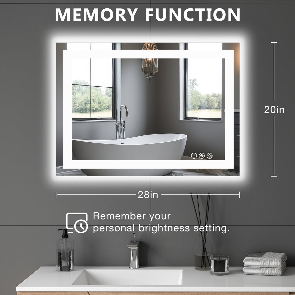 Anti-Fog LED Mirror
