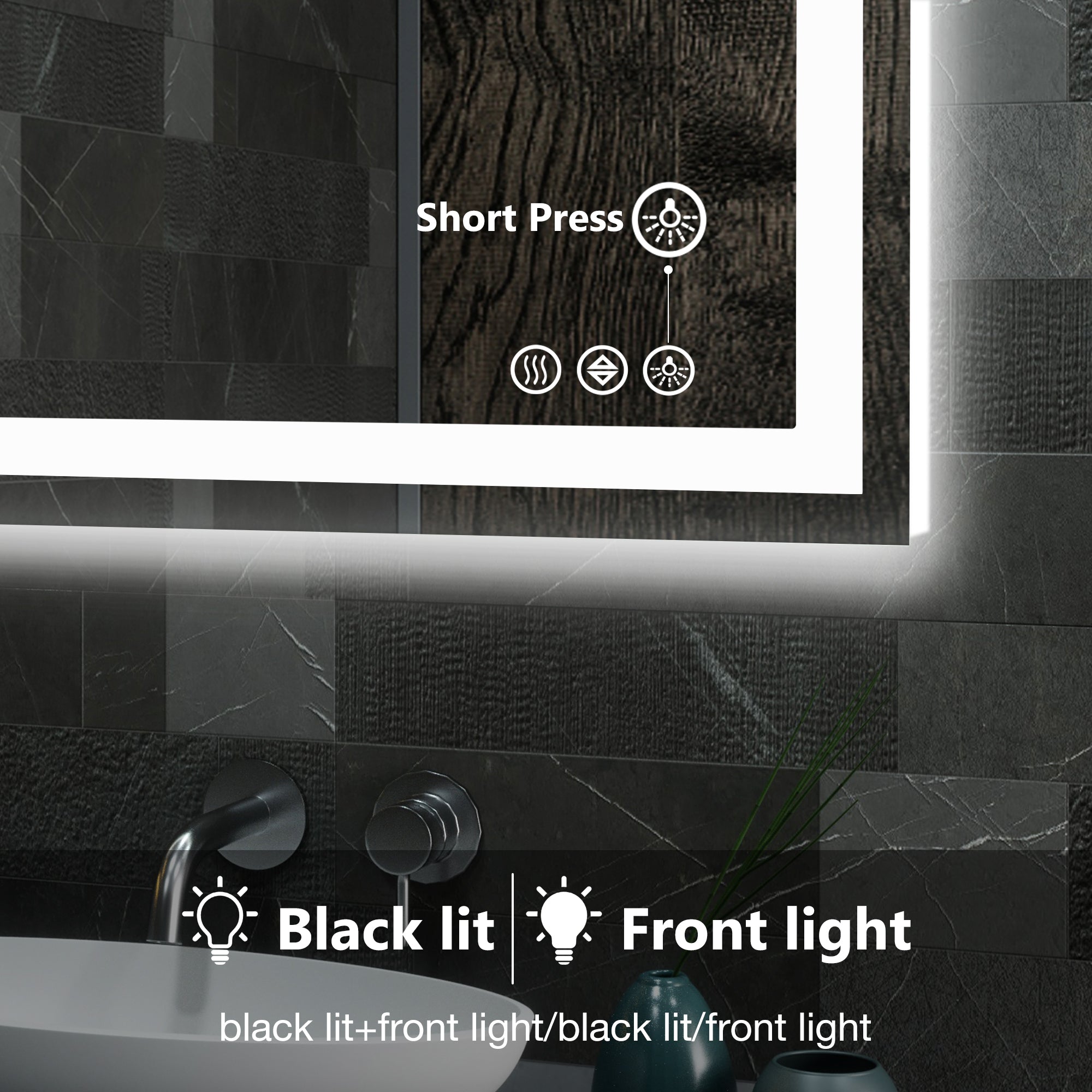Anti-Fog LED Mirror